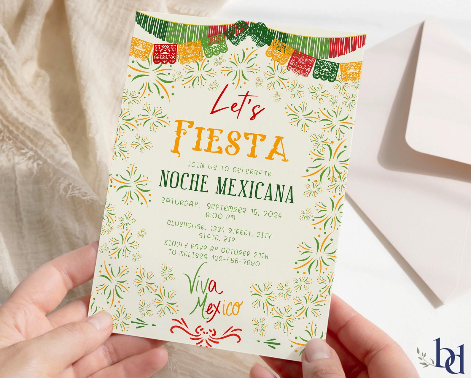 Lest Fiesta Mexicana Invitation Template, Mexican National Holiday ...