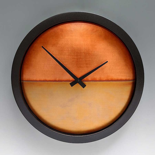 Copper Wall Clock Etsy UK