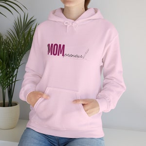 MOMpreneur Unisex Heavy Blend™ Hooded Sweatshirt      Stay Cozy While You Hustle