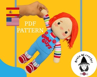 AMIGURUMI CHUCKY PATTERN Spanish and English