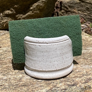 Pottery Sponge Holder, Ceramic Sponge Holder, Kitchen Sponge Holder, Handmade Sponge Holder
