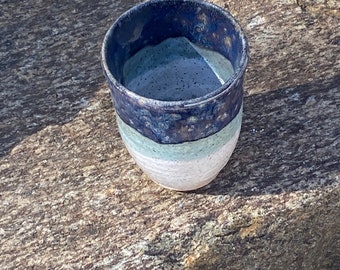 Wheel Thrown Pottery Mug, Ceramic Tumbler