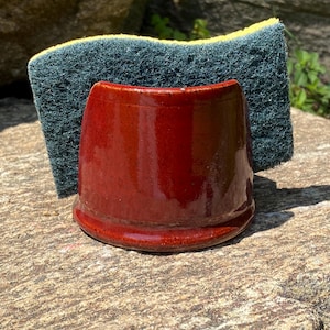 Pottery Sponge Holder, Ceramic Sponge Holder, Kitchen Sponge Holder, Handmade Sponge Holder