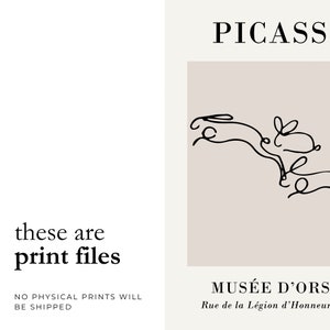 Pablo Picasso Poster | Pablo Picasso Wall Art | Neutral Home Decor ...