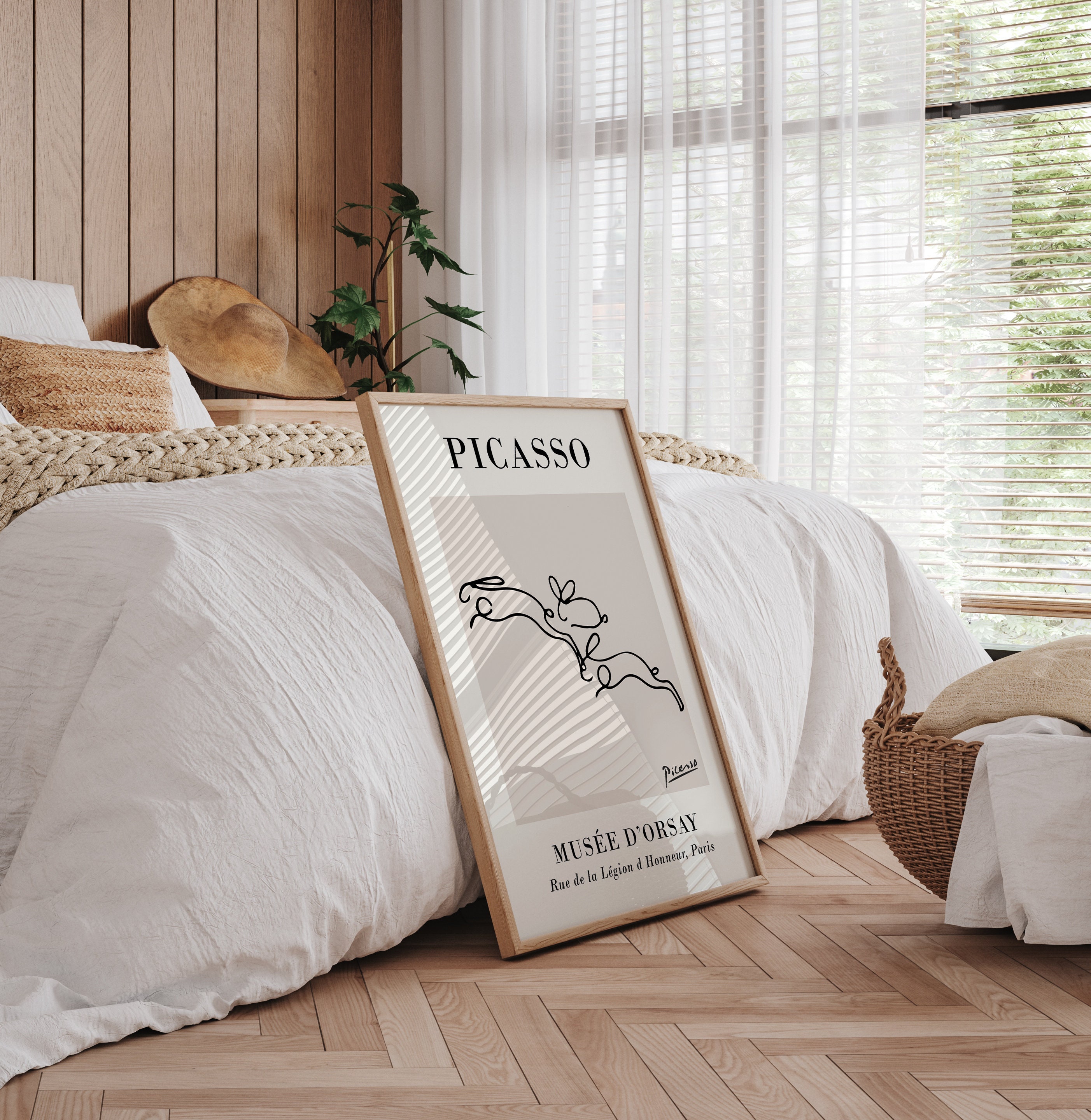 Pablo Picasso Poster Pablo Picasso Wall Art Neutral Home Decor Beige ...