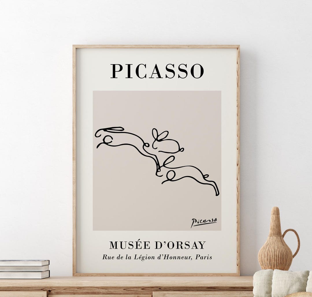 Pablo Picasso Poster | Pablo Picasso Wall Art | Neutral Home Decor ...