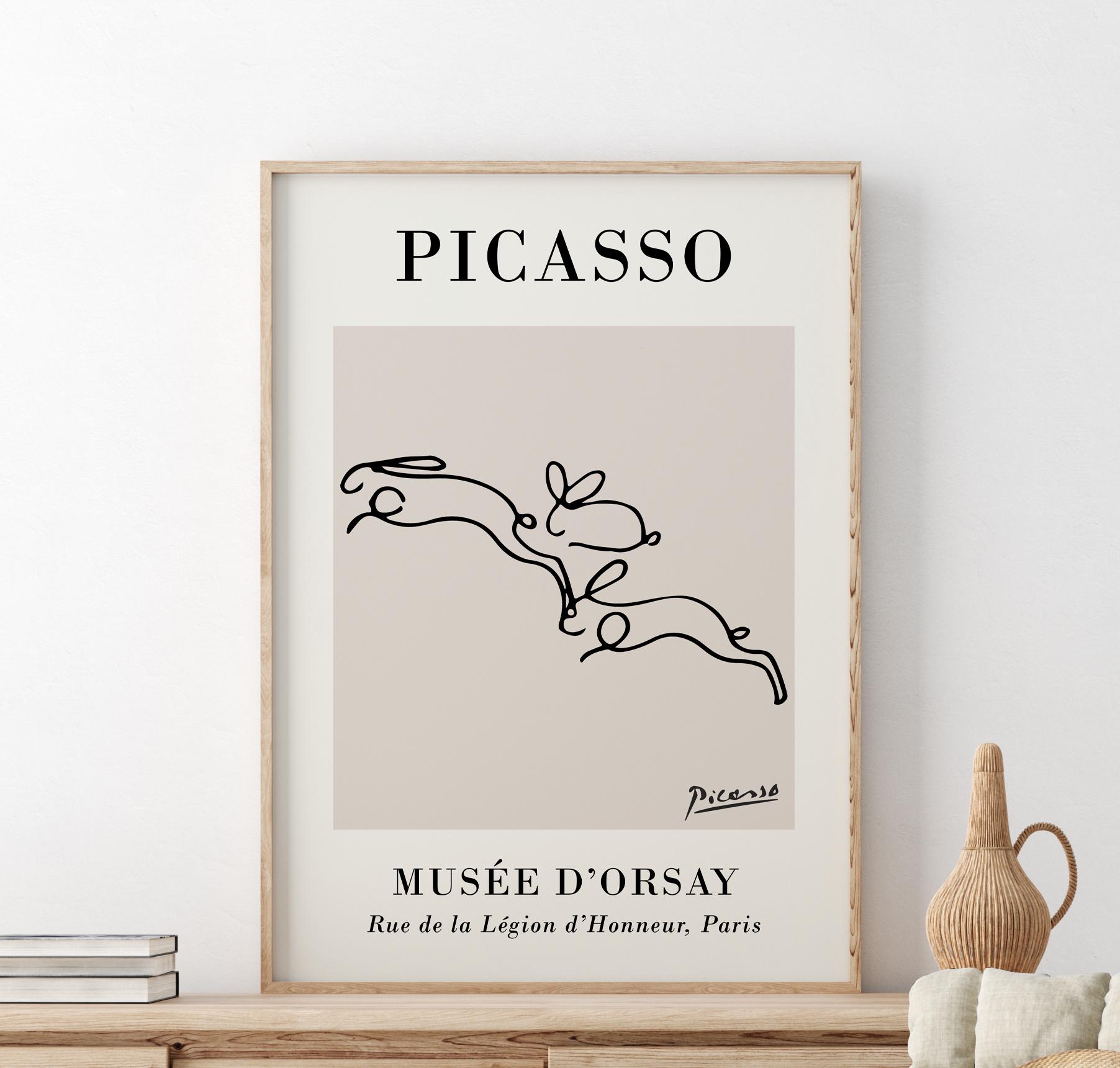 Picasso rabbit - Etsy 日本
