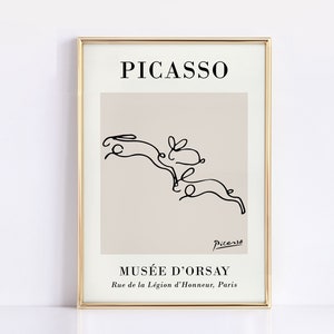 Pablo Picasso Poster | Pablo Picasso Wall Art | Neutral Home Decor ...