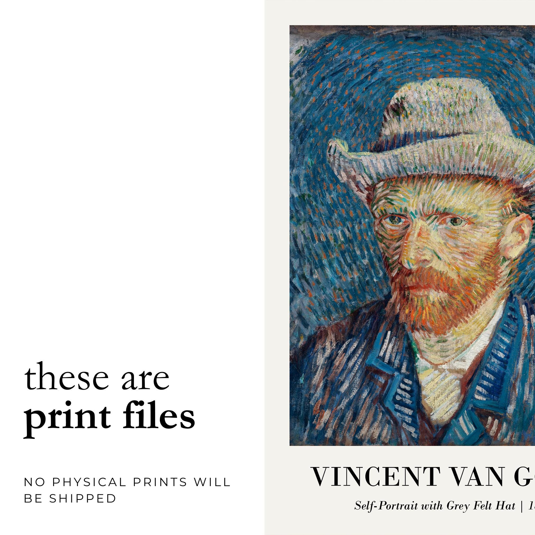 Van Gogh Posters Set of 9 Vincent Van Gogh Wall Art Vintage Poster ...
