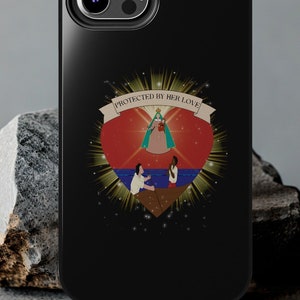 Protected By Her Love Hard Phone Case, Virgen de La Caridad del Cobre, Our Lady of Charity, Patroness of Cuba, Gift, Mother’s Day, Mom