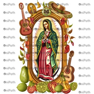 Lady Of Guadalupe 5 De Mayo PNG: High Resolution Digital Design (300DPI)