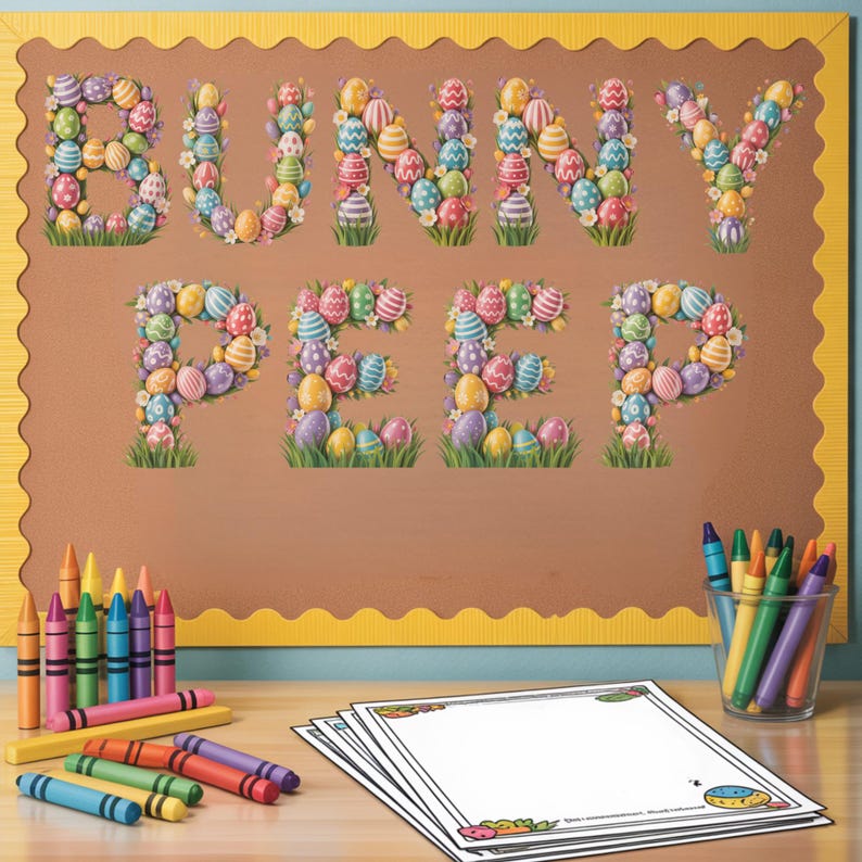 Easter Egg Alphabet PNG Bundle – Spring Letters and Numbers Clipart ...