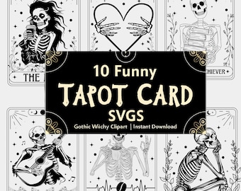 May include: Ten black and white illustrations of skeletons in various poses, each with a humorous caption. The captions include "The Coffee Drinker", "The Overthinker", and "The Music Lover".
