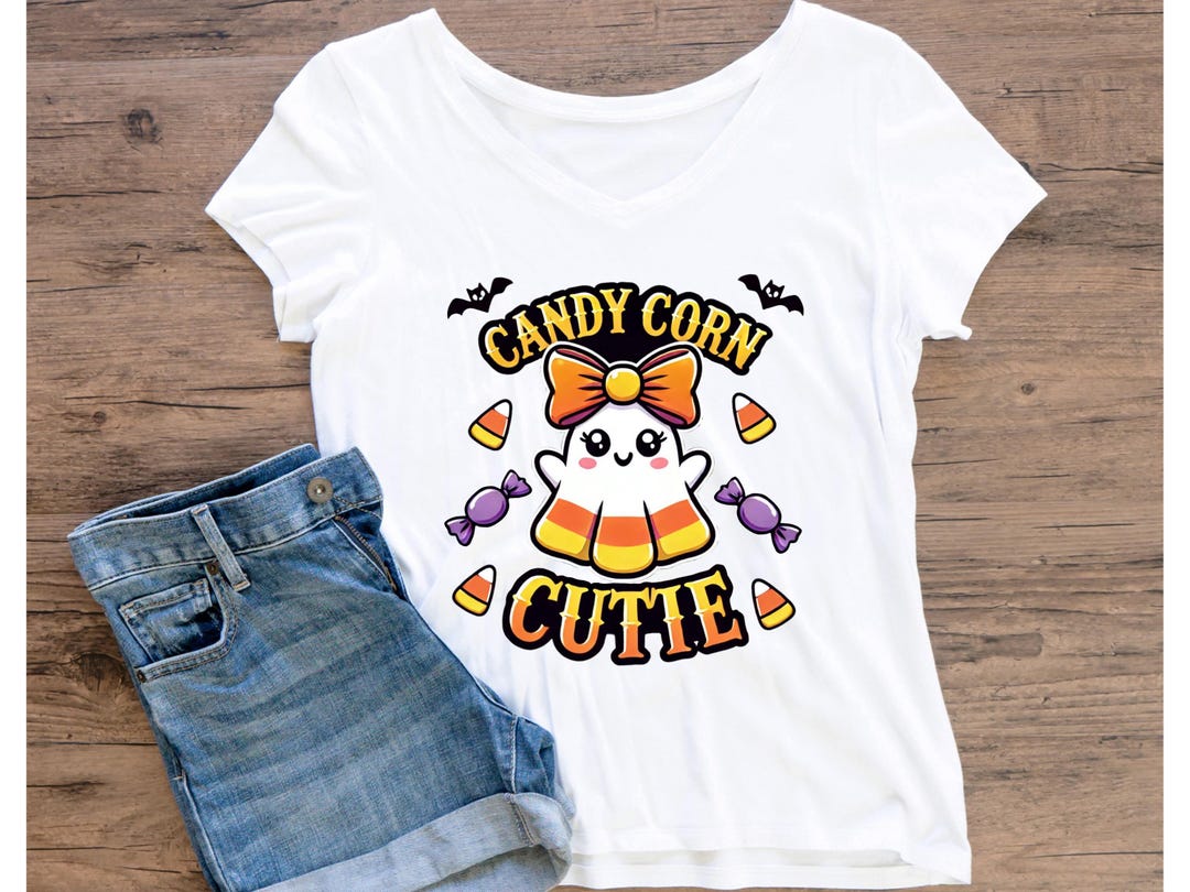 Candy Corn Cutie Png Halloween Sublimation Design, Digital Download ...