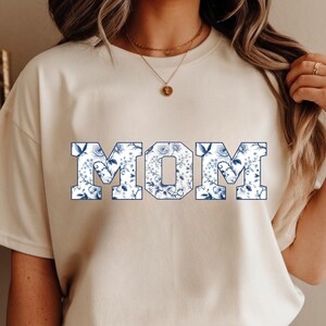 Blue Chinoiserie Alphabet Letters