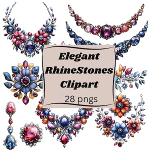 Clipart de strass de luxo, PNG de pedras preciosas, joias elegantes, clipart de diamante, design de joias, safira, fundo transparente, download instantâneo