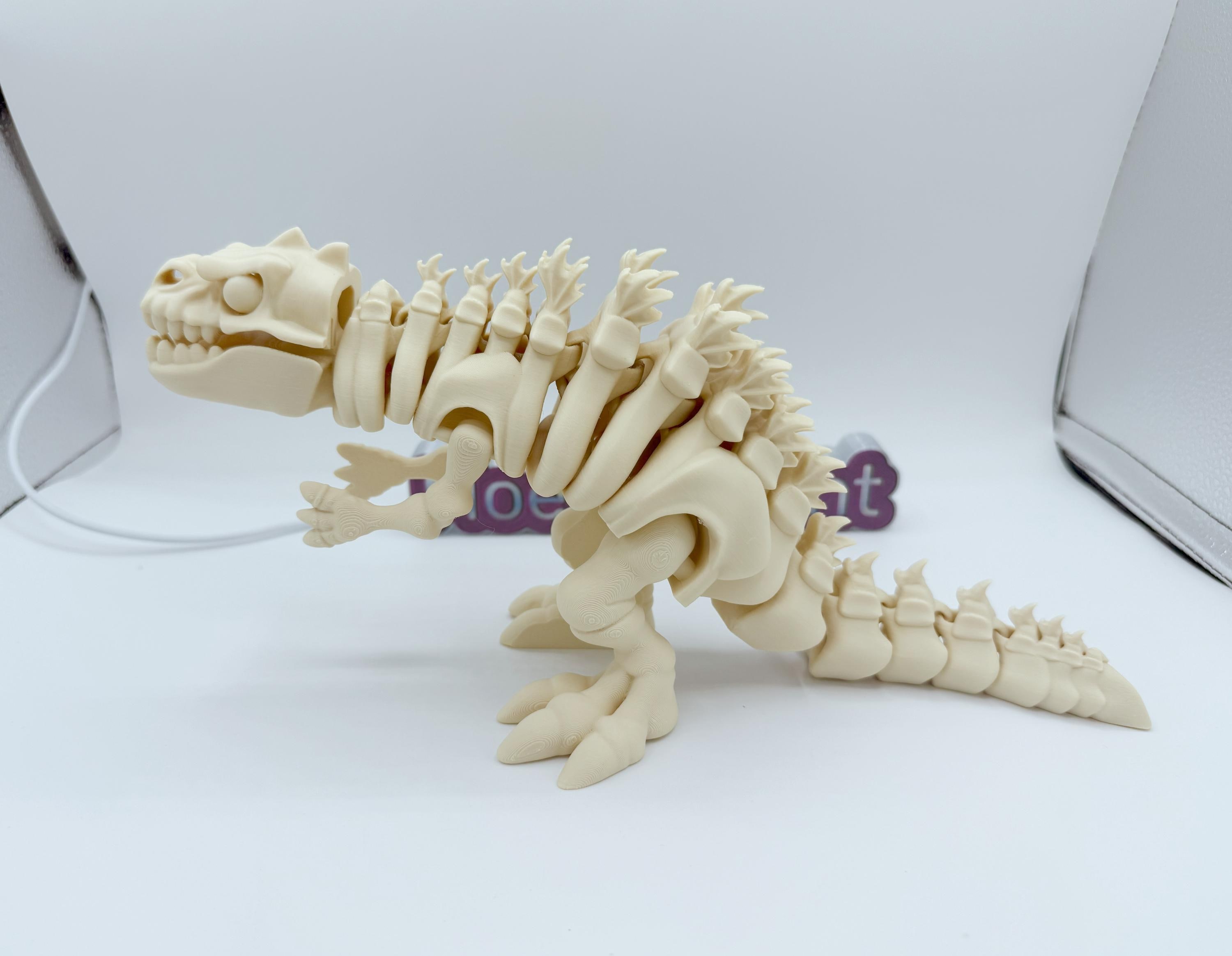 SUPER PLASTIC スケルトンマウス フィギュア 3D Printed Articulated Skeleton Godzilla | Gifts | Desk Decoration