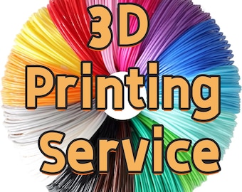 Custom 3D Printing Service, Multicolor, Personalized Design