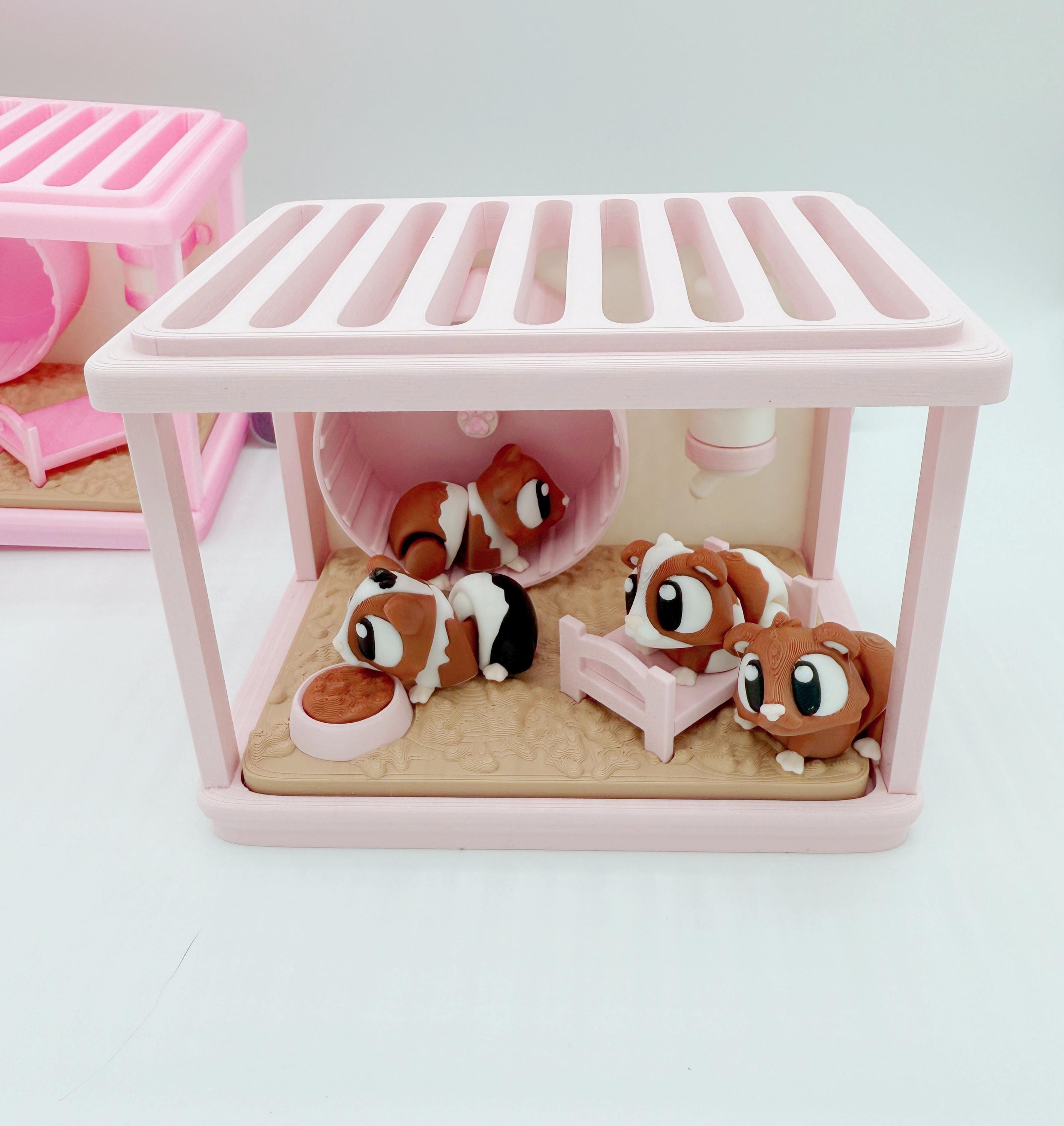 Photo inspiration: Guinea Pig House Set 3D Printed Flexi Guinea Pig House Photo Inspiration