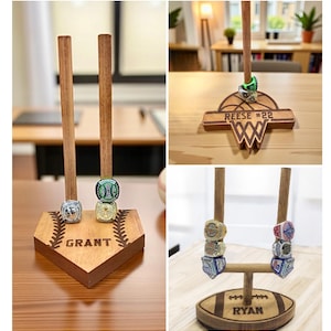 Baseball Ring Stand for Championship Ring Holder for Football Ring Display for Basketball Championship Softball Ring Holder Team Gift