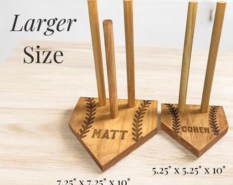 Baseball Ring Holder for Championship Ring Display for Softball Ring Stand Baseball Gifts for Softball Team Ring Holder for Tournament Rings