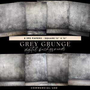 Grijze grunge muur digitale achtergrond, gestructureerde neutrale achtergrond, stedelijke stijl overlay, studio Photoshop-textuur, achtergrond kamerillustraties