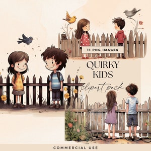 Imágenes Prediseñadas de niño y niña, paquete de imágenes prediseñadas de mejor amigo, ilustraciones de amigos, PNG transparentes, muñecas de papel para niños lindos, diario basura caprichoso