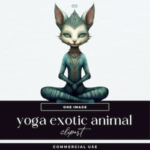 Imágenes prediseñadas de yoga consciente, PNG transparente, imágenes prediseñadas de animales exóticos, ilustraciones de atención plena, gráficos de diario basura de mentalidad, pose de meditación