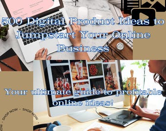 500 Digital Product Ideas for Entrepreneurs - PDF Guide for Online Business Success