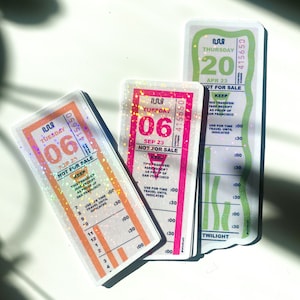 SF Muni Transfer Ticket Sticker
