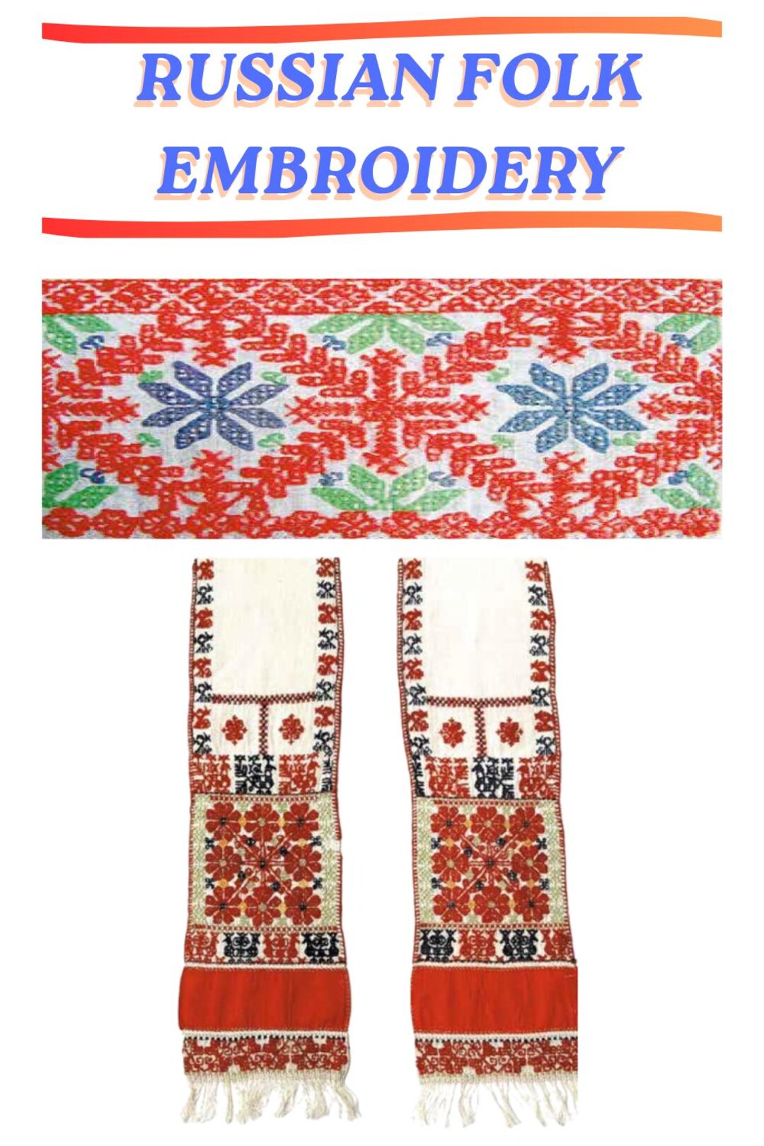 Rustem Rospis Traditional Vepsian, Votic & Izhorian Embroidery Pattern | Rospis ...
