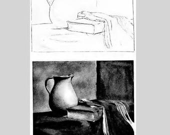 Drawing for Art Students & Illustrators | Vintage Art Instruction Guide | Step-by-Step PDF | Printable Instant Download