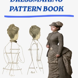 ビクトリアンドレスパターンブック製図 The victorian dressmaker book - Etsy 日本