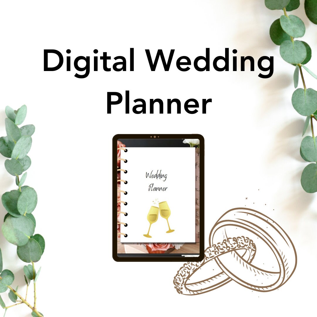 Digital Wedding Planner Etsy Digital wedding planner etsy