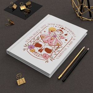 Boho Skull Hardcover Journal Matte
