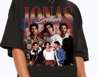 Vintage 90s Graphic Style Jonas Brothers Shirts, Jonas Brothers Classic Retro Sweatshirt, Jonas Brothers Youth T-Shirt For Man And Women JN1