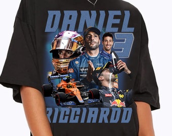 Vintage 90s Graphic Style Daniel Ricciardo Shirts, Racing F1 Classic Retro Sweatshirt, Daniel Ricciardo Youth T-Shirt For Man And Women