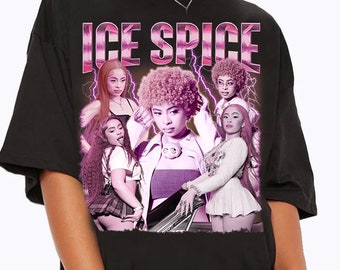 chemises Ice Spice vintage des années 90, sweat-shirt rétro classique Ice Spice, chemise rap Hip Hop jeunesse pour homme et femme T-shirt unisexe