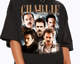 Vintage 90s Graphic Style Charlie Swan Shirts, Charlie Swan Classic Retro Sweatshirt, Charlie Swan Twilight Youth T-Shirt For Man And Women