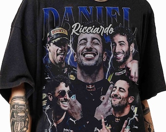 Vintage 90s Graphic Style Daniel Ricciardo Shirts, Racing F1 Classic Retro Sweatshirt, Daniel Ricciardo Youth T-Shirt Gift For Man And Women