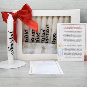 Dia de las Velitas - Colombian Traditions - Day of the Little Candles - Velitas Personalizadas - Personalizes Candles - 7 Diciembre