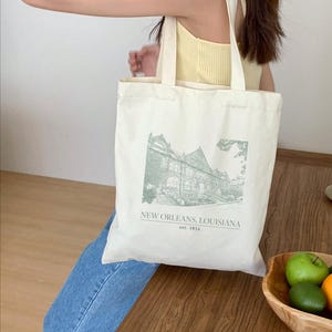 New Orleans est. 1834 Collegiate Campus Tote Bag