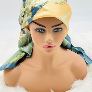 100% Pure Mulberry Silk Large Head Scarf