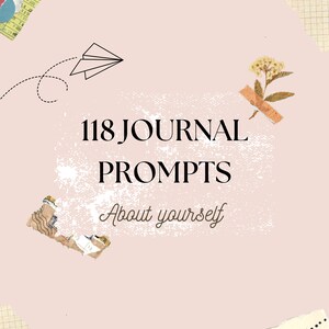 118 Journal Prompts - Über sich | Digitaler Download