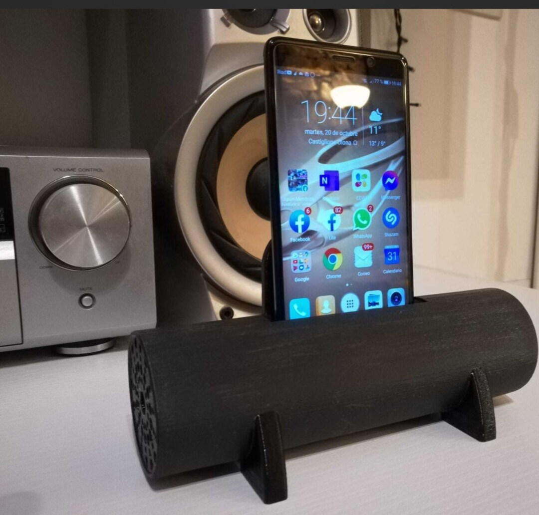 Carbon Fiber Phone Stand Amplifier Immersive Sound Enhancer Etsy