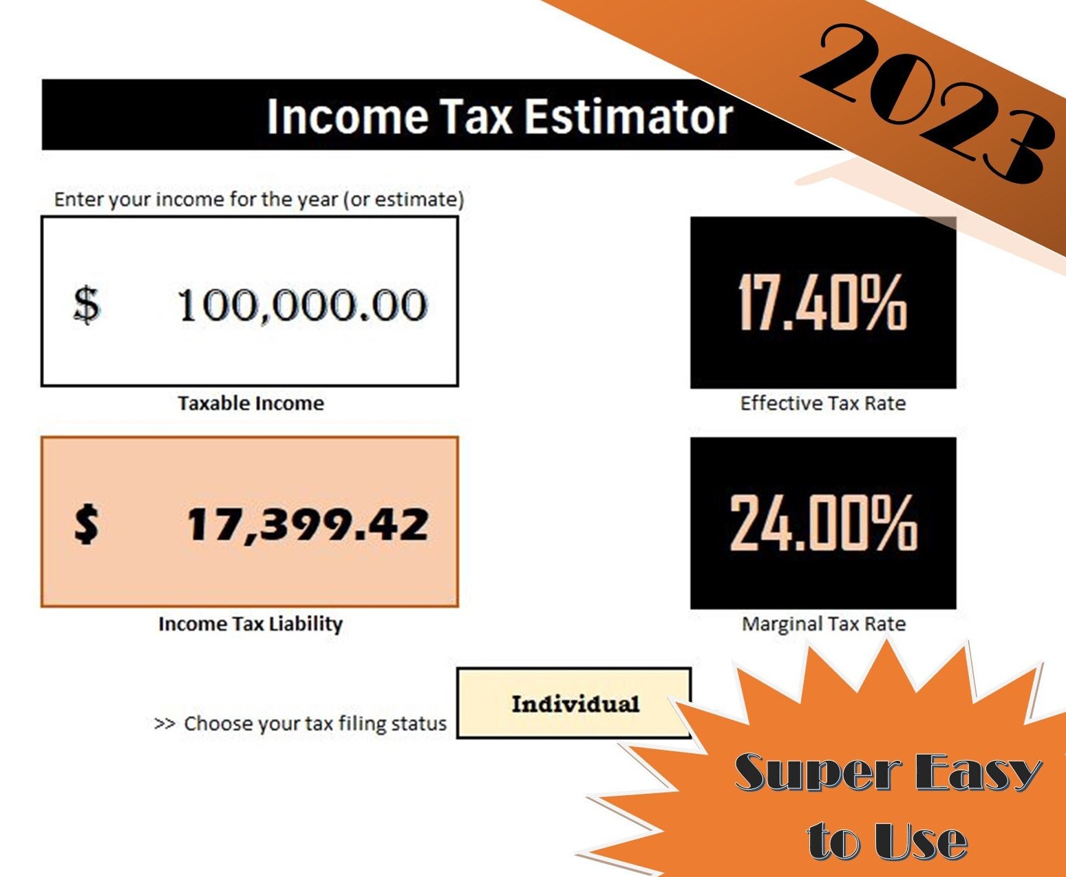 Tax Estimator Easy to Use Interactive Federal Tax Calculator