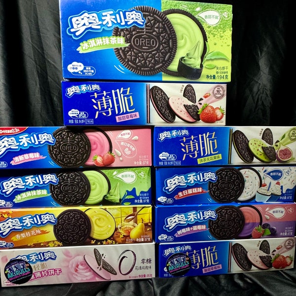 Exotic Oreo Assorted Flavor Cookies (China) - 97g