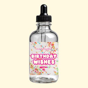 Birthday Wishes Handcrafted Body Oil For Smooth and Silky Skin Moisturizer Fragrance Body Care