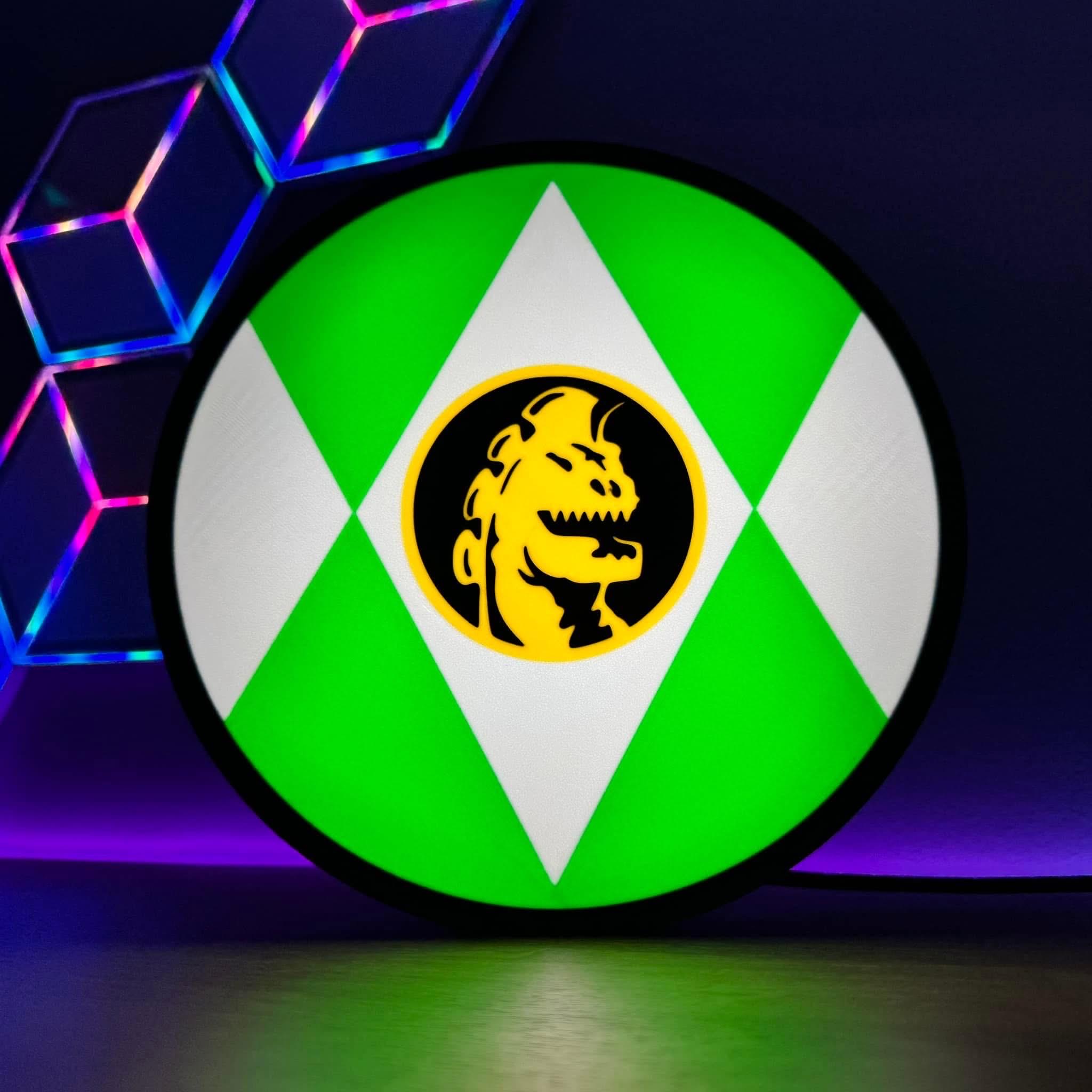 Power Ranger Word Light MMPR LED Light Box - Iconic Power Rangers Design | Sits on Desk or Wall ...