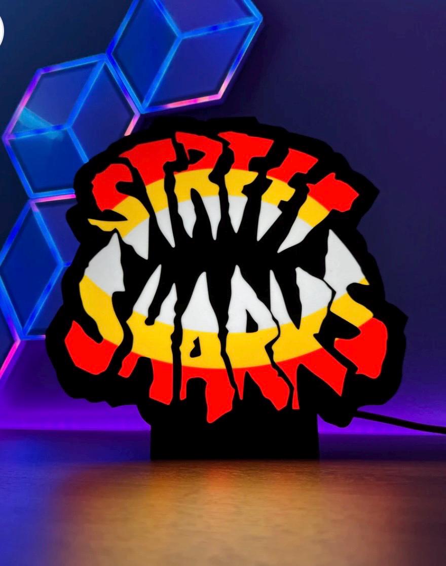 Shark logo light box
